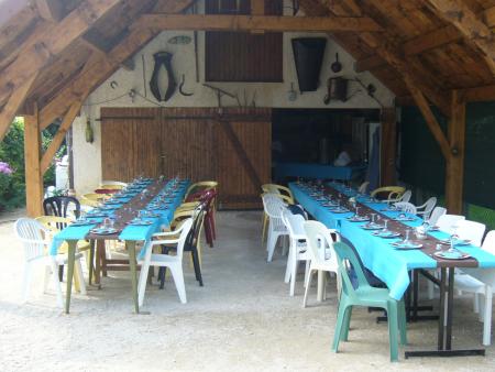 Tables pour le bapteme de Nathana&euml;l