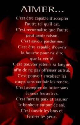 Le verbe aimer .................